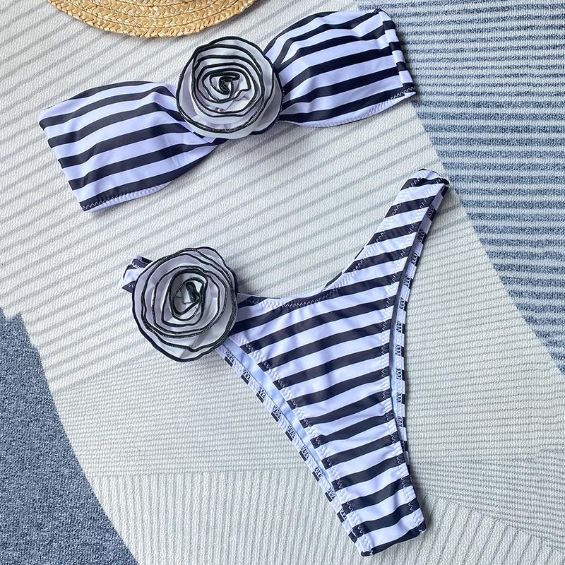 

Купальный костюм с высокой талией, женский купальник из двух частей для невесты, женский купальник с лямкой на шее, бикини с эффектом пуш-ап, пляжная одежда с высокими штанинами S