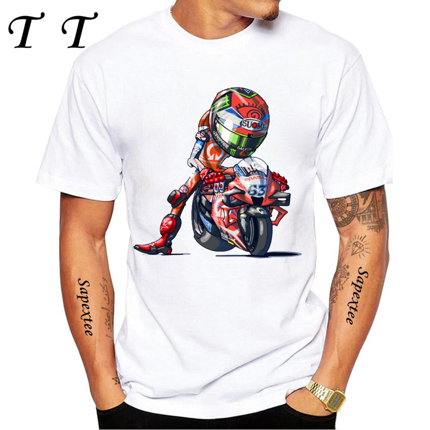 Pecco Bagnaia 63 Francesco 2025 World Champion Gift Classic T-Shirt Boy Casual T Shirts Harajuku Motorcycle Sport White Tee
