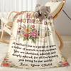 Mother's Day Love Blanket Suitable for Sofas,travel, Living Rooms Also a Good Gift for Friends and Family Suitable for All Seasons.