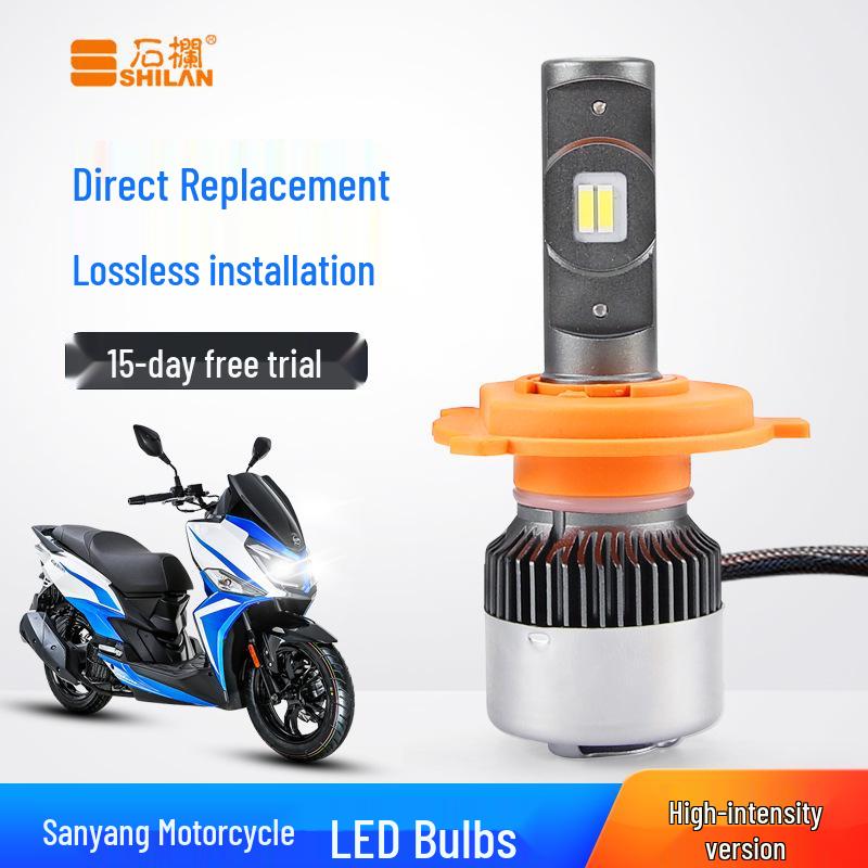 

Светодиодная фара с линзой, лампа H4 для Sanyang Fit 3, Warrior Xciting 150/300, Tini110