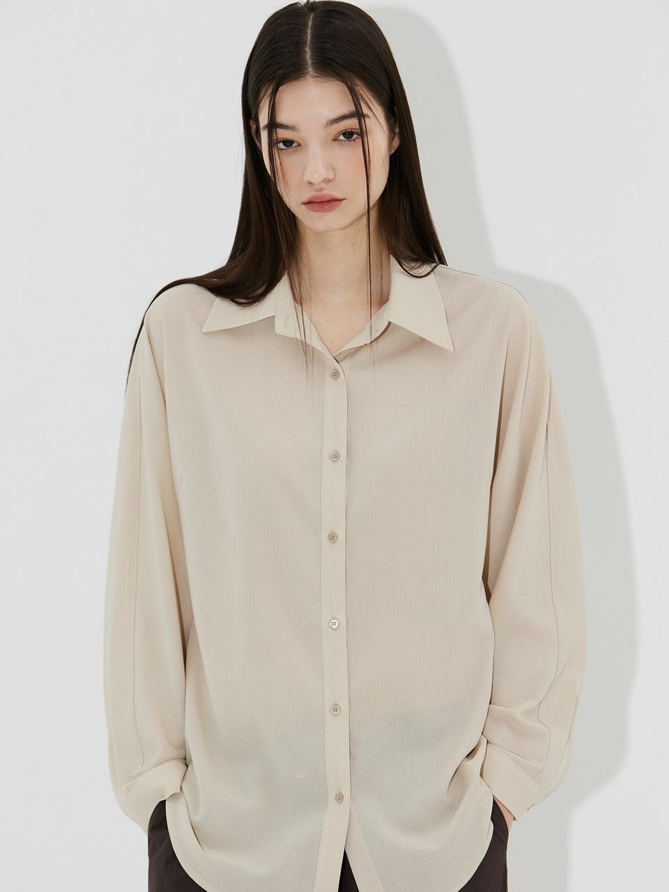 Vi A Romer Dolman Sleeve Shirt - Beige