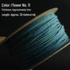 Multi-Color Hand-Twisted Cotton Rope for Beading and DIY Projects