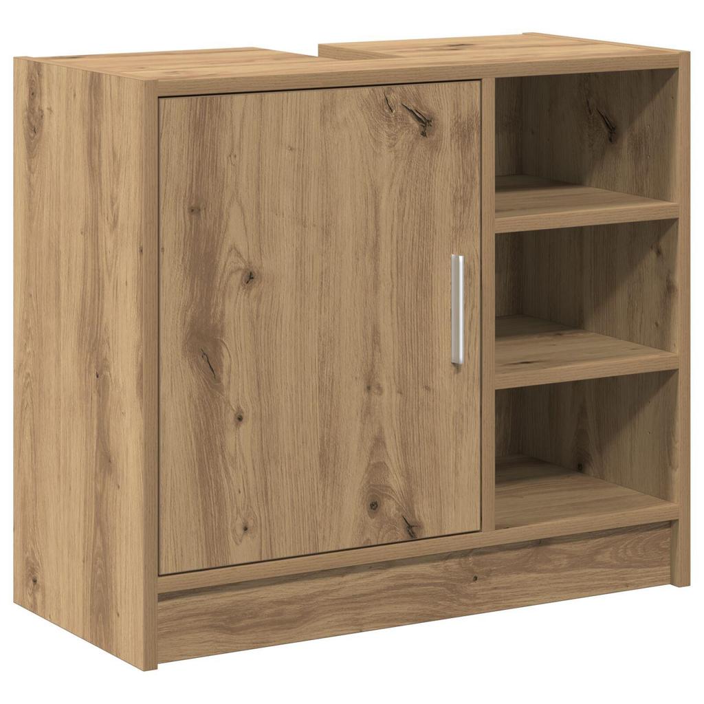 vidaXL Waschtisch-Schrank Altholz 63x29x55 Cm Massivholz