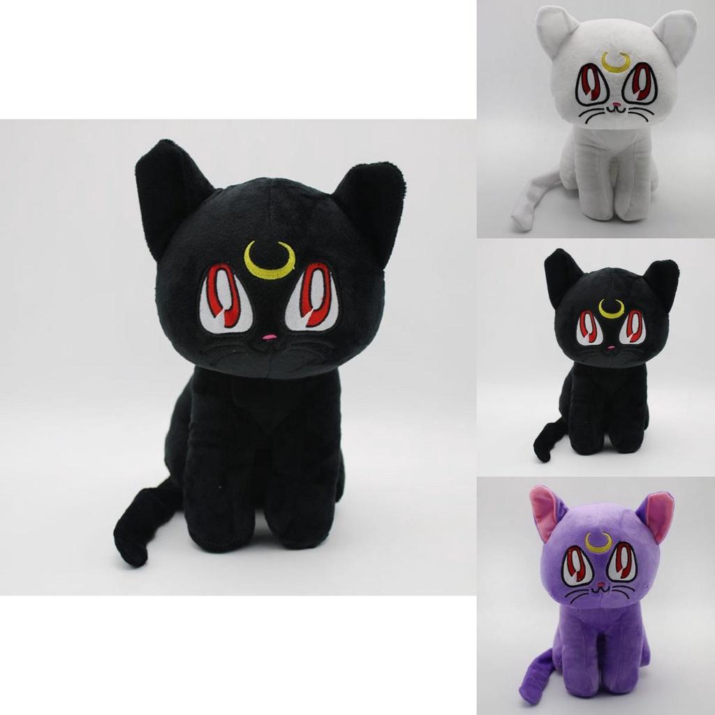 Neues Sailor Moon Yatimisi Plüschtier mit Luna Diana Katze und Artemis für Fans
