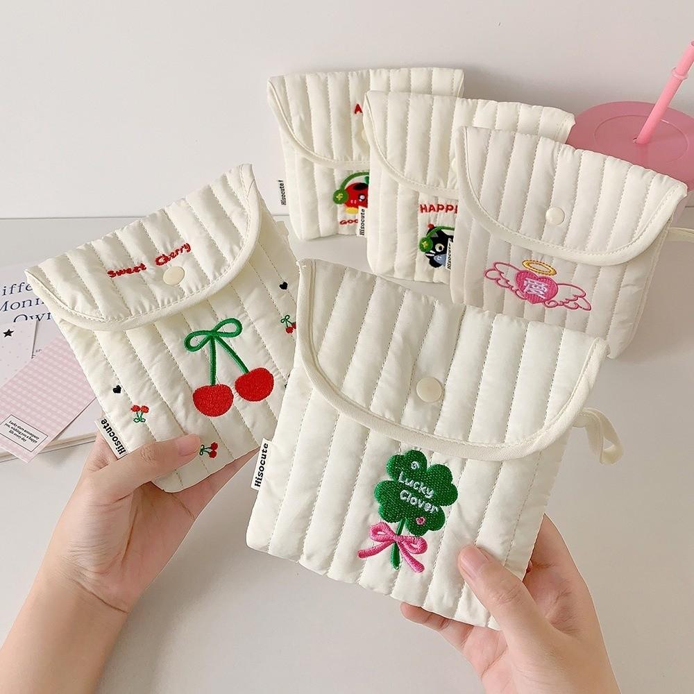 Large Capacity Sanitary Napkin Storage Bag Square Small Storage Bag  Girls