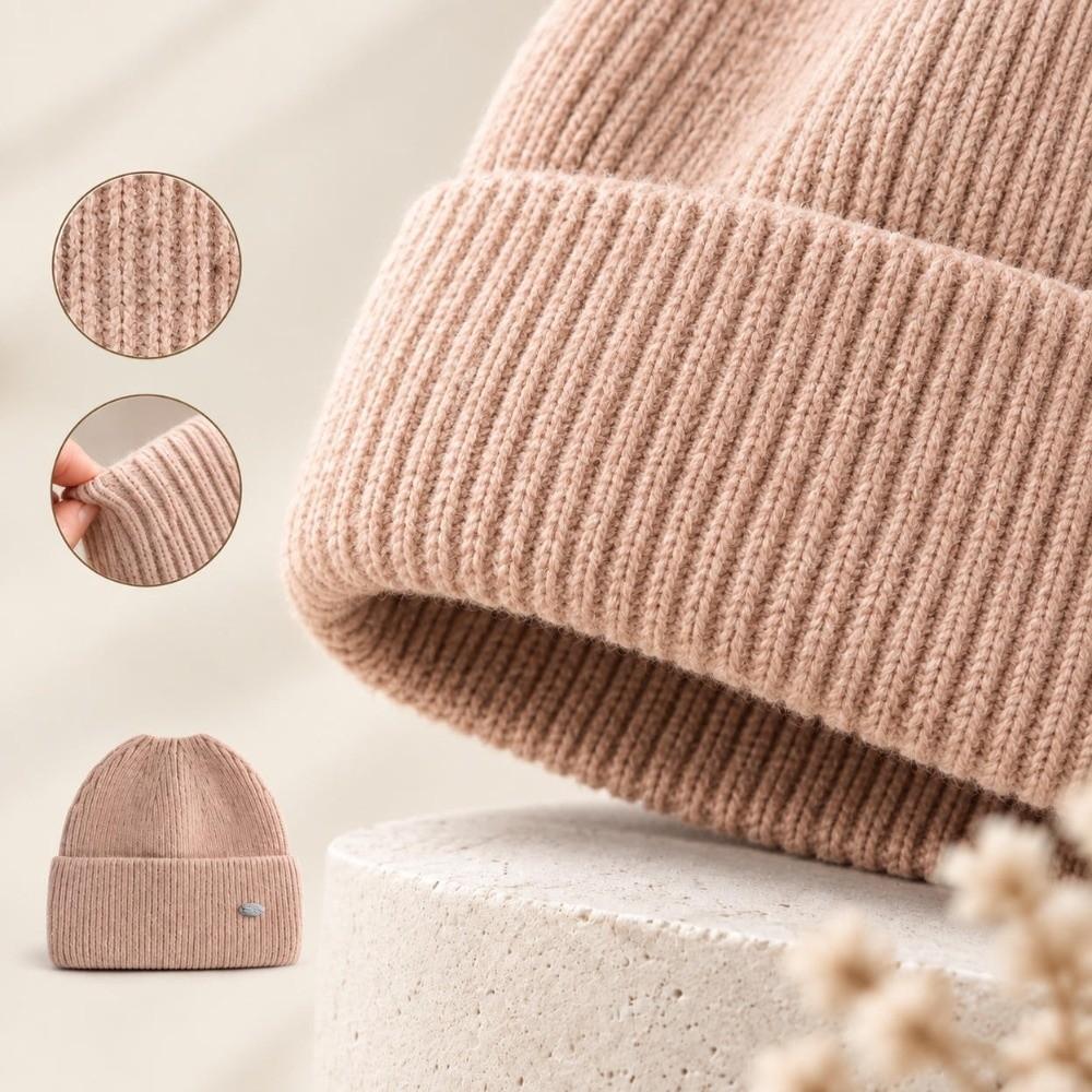 Ear Protection Knitted Hat Windproof Skull Cap Fashion Winter Hat Women And Girls