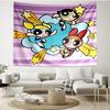 The Powerpuff Girls Print Tapestry - Portable Wall Decor Cloth, for Home, Dorm, Travel, Bedroom, Living Room - Ideal Birthday Housewarming Gift