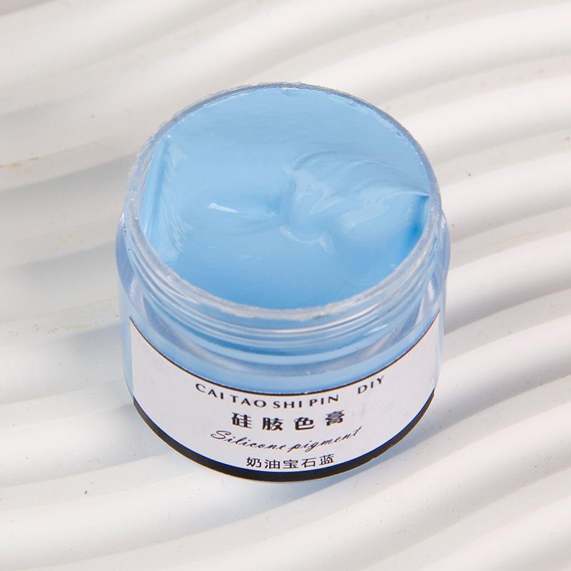 30g Silicone Color Paste Shiny Oily Macaron Paint Manual Diy Pinching AB Silicone Coloring