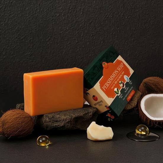 Persimmon Extract Natural Oil Deodorant Bar with Olive Soap & Shea Butter