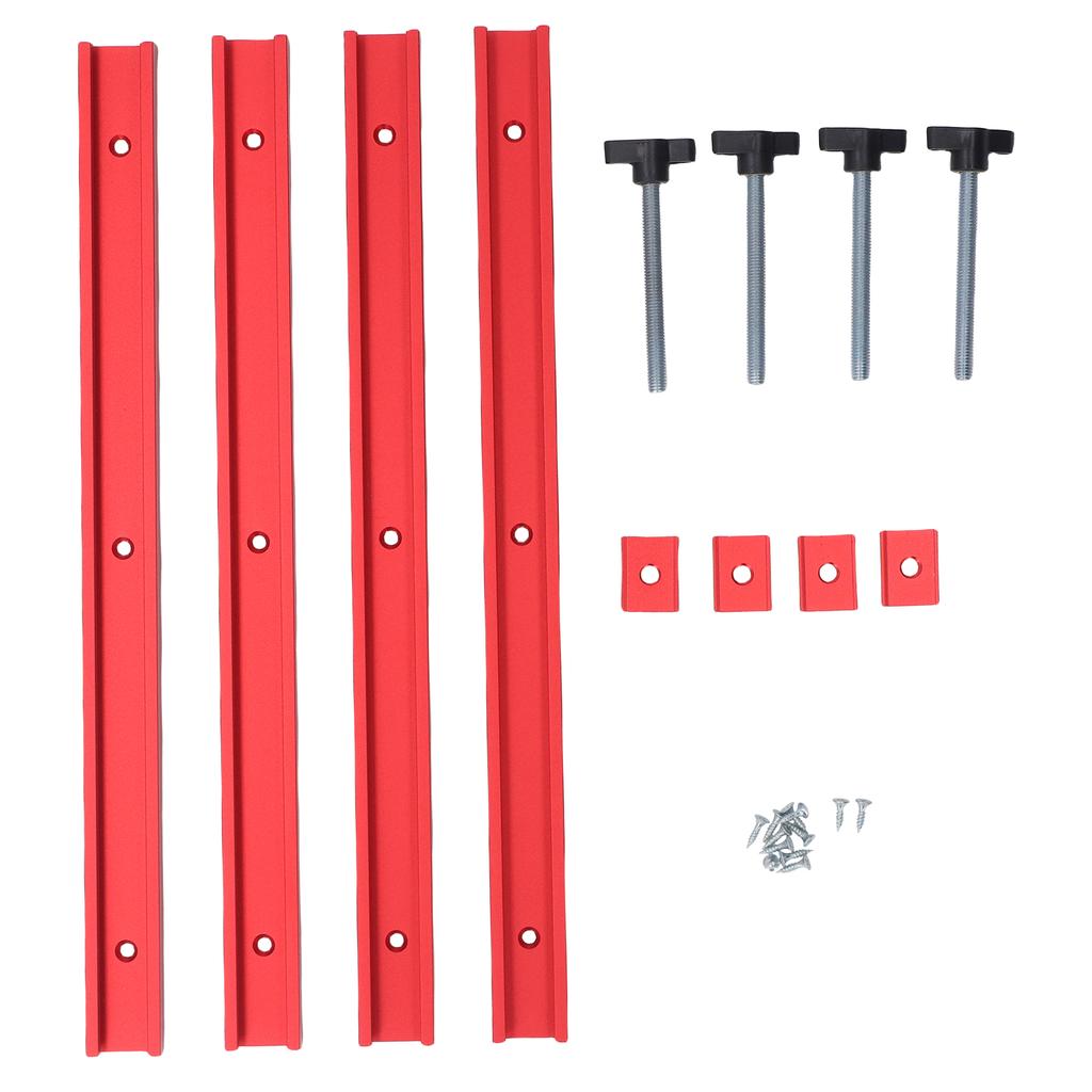 T Slot and M8 Slider Block Set Aluminum Alloy Double Cut Profile Pre Drilled Mounting Holes T Track