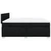 Box Spring Bed with Mattress Black 180 x 200 cm Fabric
