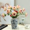 Lotus and Peony Artificial Flower Arrangements Flower Vases Living Room Decoration Artificial Flowers