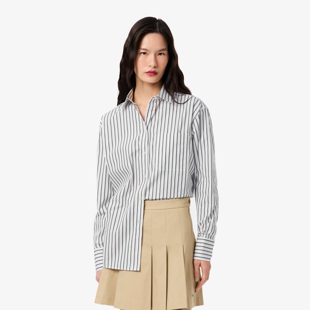 [lacoste] Женская оверсайз рубашка из поплина CF0215-55N8I4 34