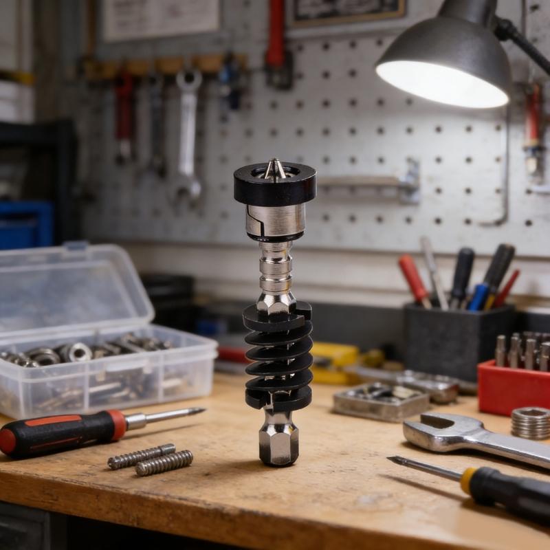 2Pcs High Precise Spring Hexagonal Shank Screwdriver Bit With Strong Magnets For Secure Fastening Cordless Drill Tool