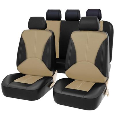 PU Leather Car Seat Cover Carpets Interior Parts Auto Accessories Seat Mats Protector Cushion Tool For SUV Sedan Hatchback Universal Car