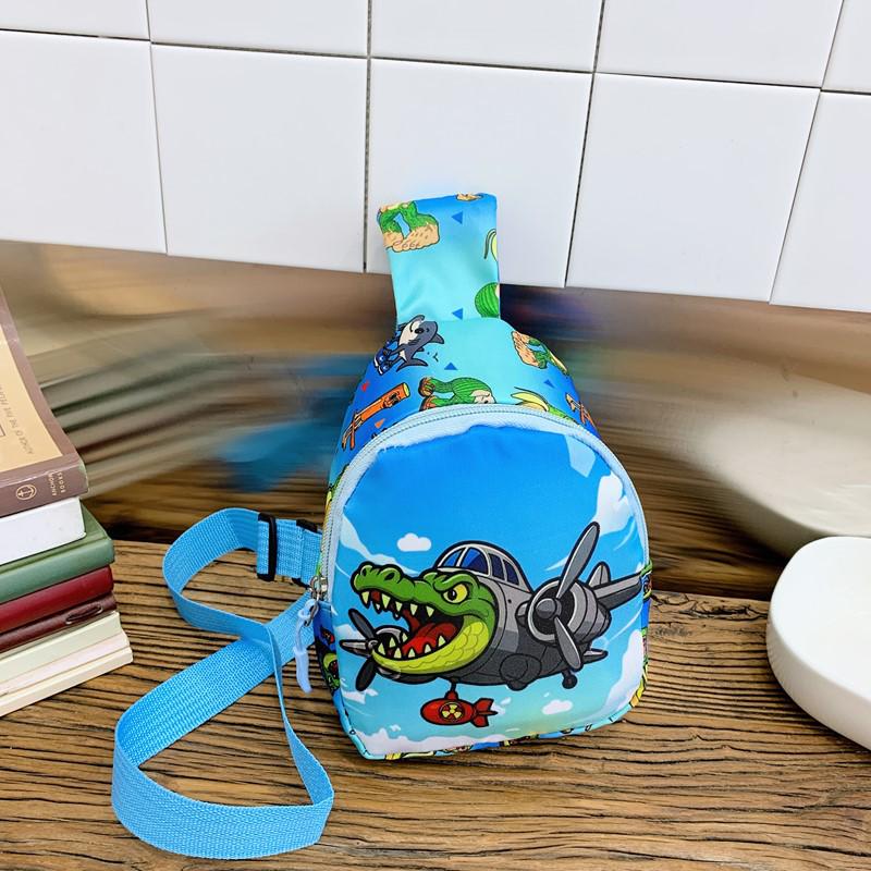 

Мифический зверь Мини сумка кроссбоди для детей - Модная, для улицы, одноплечевая сумка 18*6.5*13cm светло-синий