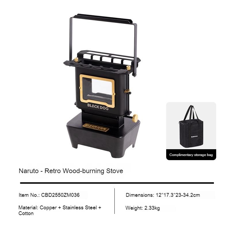 BLACKDOG Mini Retro Fire Viewing Stove Tabletop Display Stove Portable Outdoor Stove Tea Brewing Stove