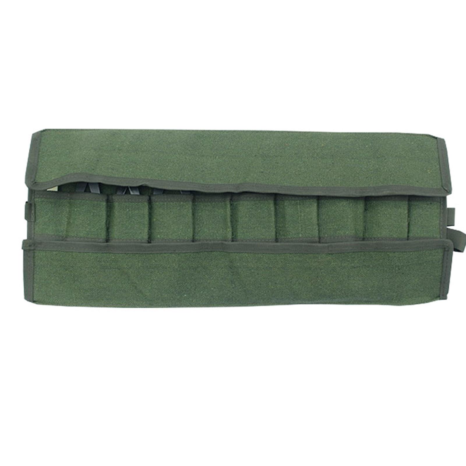 Upgraded Gardening Storage Bag Bonsai Tool Hardware Kit Organizer Army Green 1