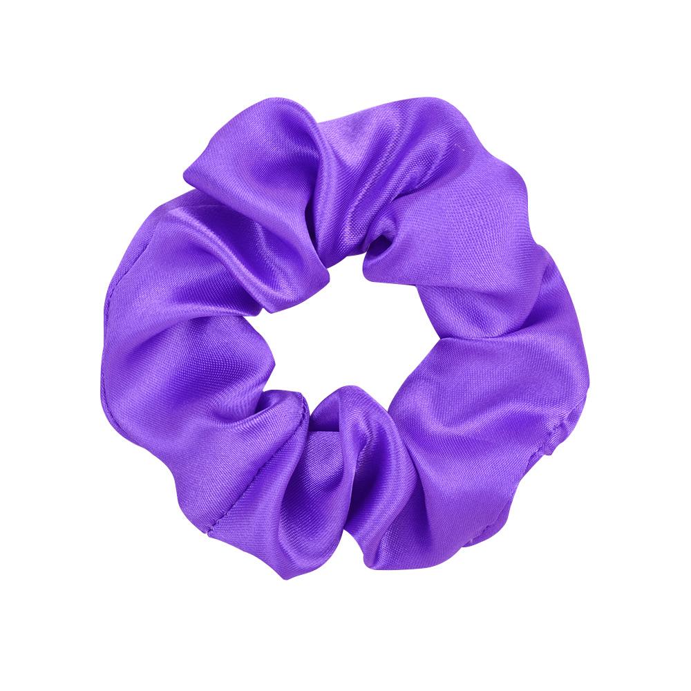 3.9 Inch Women Silk Scrunchie Elastic Handmade Multicolor  Hair Band Ponytail Holder Headband Hair Accessories