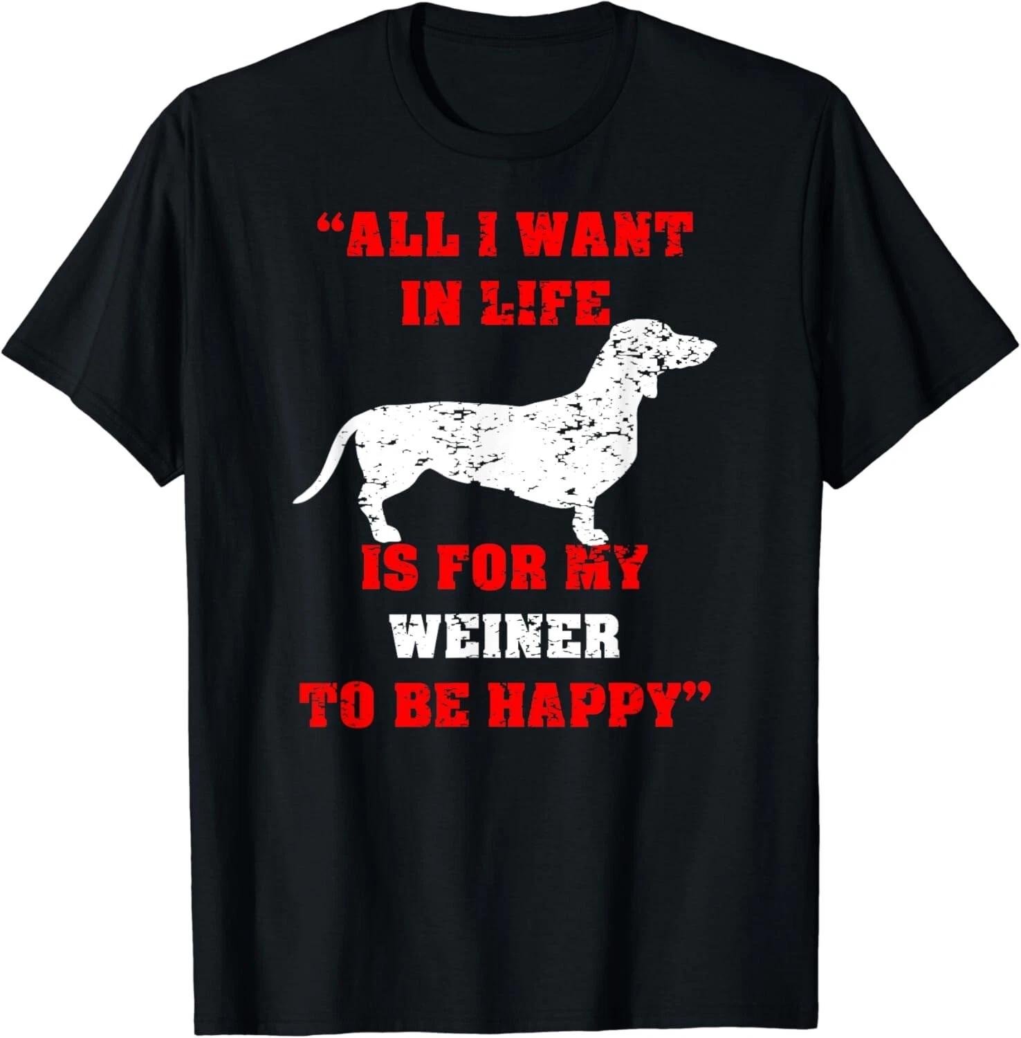 Funny Dachshund Wiener Dog Weiner Dog Lover Mom Dad Trainer Gift Unisex T-Shirt M