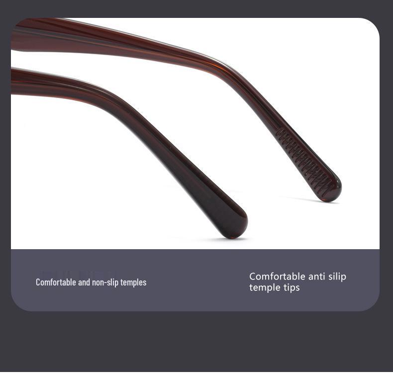 Korean Style Retro Black Acetate Prescription Eyeglass Frames