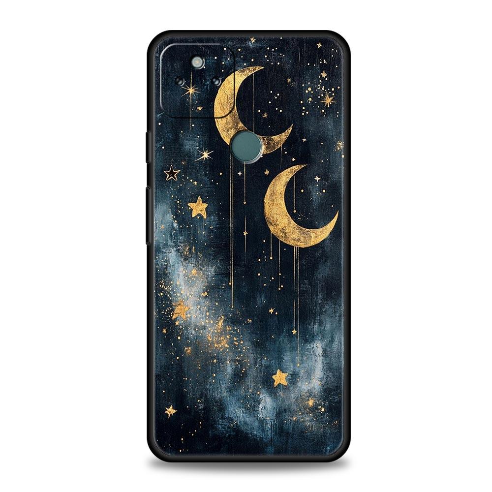 Fashion Starry Sky Stars Phone Case Cover for Google Pixel 10 9 8 7 6 9A 8A 7A 6A Pro Shockproof Soft TPU 9 Pro XL Shell Capas