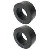 Weight Plate Spacers for Barbell Equipment 2Pcs Shock Absorbing Rubber Design