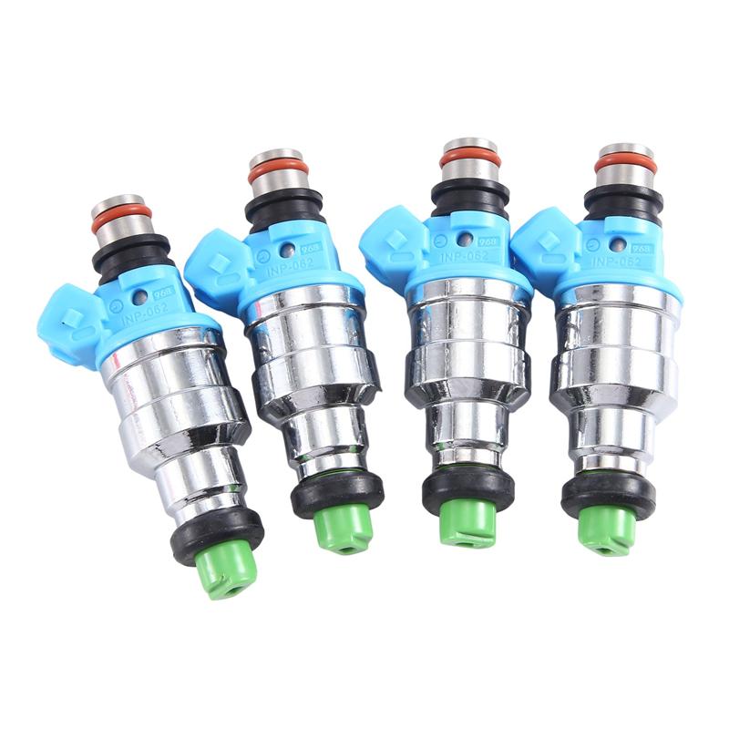 4Pcs Fuel Injector For Mitsubishi Mirage Plymouth Colt Vista 1.5L INP-062 MD175075 Accessories
