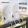 Stainless Steel Anti-theft Outdoor Shoe Drying Hook for Balcony or Window Railing