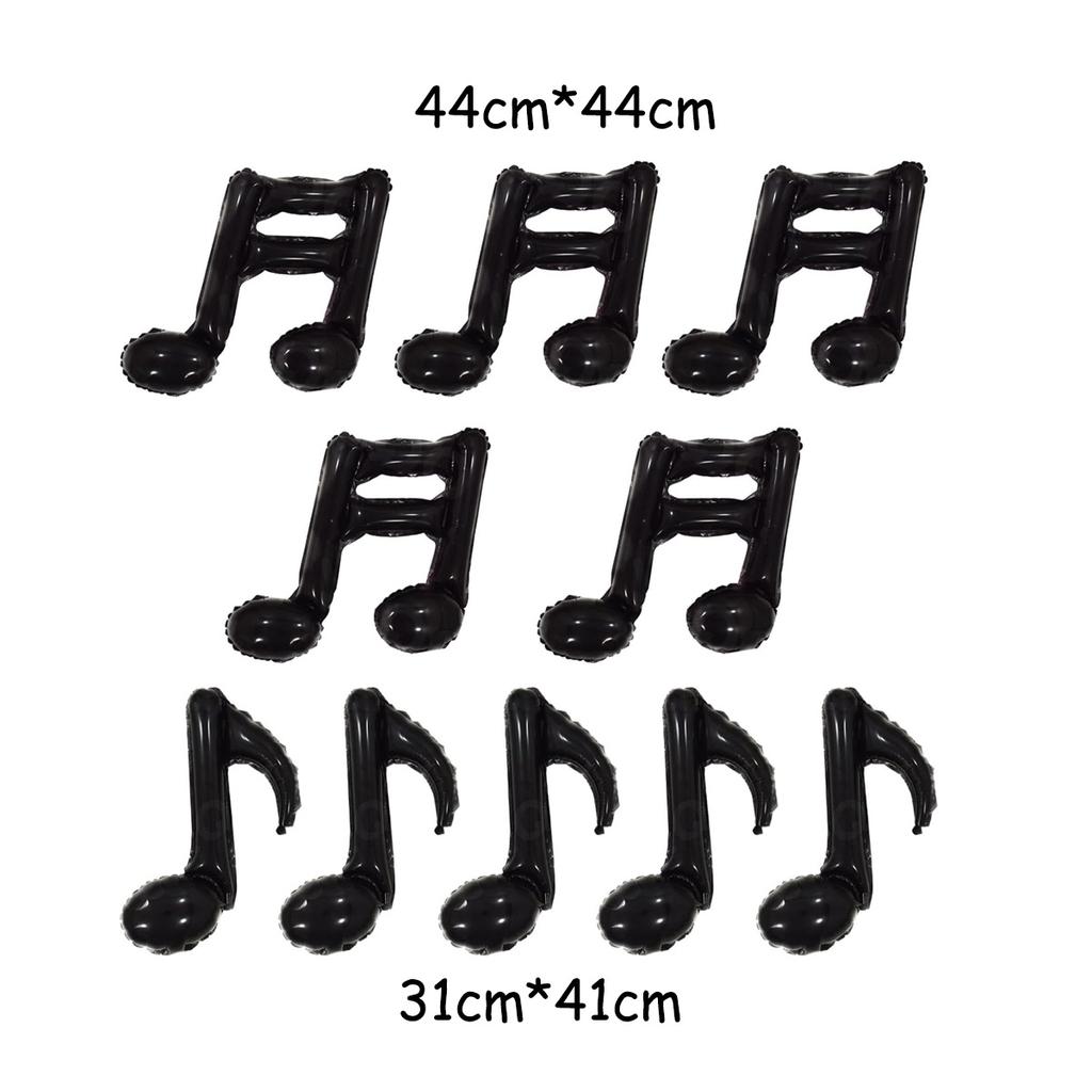 Music Party Disco Balloon Set, Pop Singer, 8090s Hip Hop Disco Party, Birthday Party, Music Props Decoration Supplies