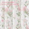 Pink And Sage Green Floral Vintage Shower Curtain,Cottage Core Cotton Shower Curtains For Bathroom,72Wx72H
