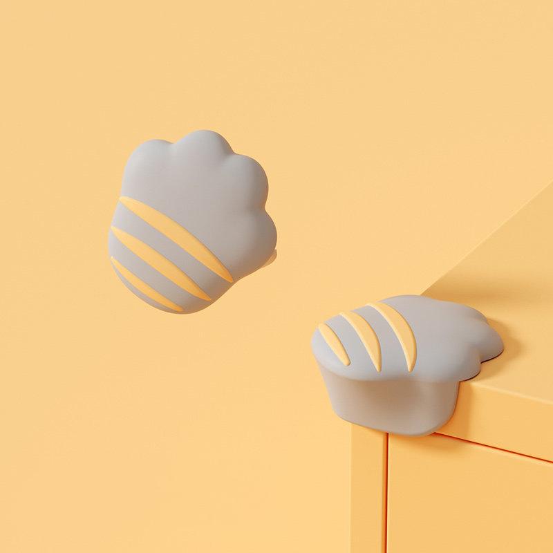 Anti-collision Protective Corner Sharp Corner Anti-bump Collision Stickers With Adhesive Cat Claw Collision Corner