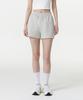 MUSINSA STANDARD WOMAN Women'S Double Knit Sweat Shorts [Medium Grey]