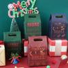 10Pcs/lot Christmas Gift Box Craft Paper Box Christmas Candy Gift Box Packaging Boxes Christmas Stockings Gift Holders