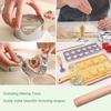 Italian Pasta And Dumpling Making Set With Wooden Tools For Home Kitchen Cooking