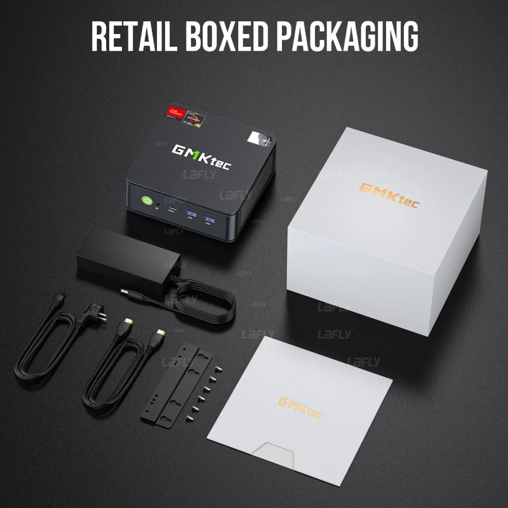 GMKtec M6 Mini PC AMD R5 6600H 6 nuclee 12 fire Computer 16GB DDR5 512GB SSD PCIe 3.0 WiFi 6 BT5.2 Mini PC Computer Desktop