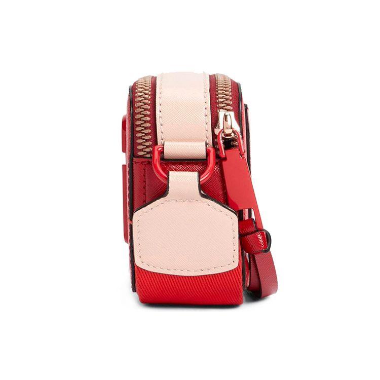 Marc Jacobs Snapshot Crosshatch Zip Closure Adjustable Woven Shoulder Strap Leather Crossbody Bag Women bags M0014538-937