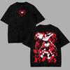T-shirt Cartoon Hazbin Hotel Adam L'Esorcista Uomo Donna Abbigliamento Anime Vintage Lavata T-shirt Cotone Manica Corta Magliette Larghe