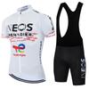 2026 INEOS Bianco Set Maglia da Ciclismo Uomo Estate Manica Corta Abbigliamento Bicicletta MTB Uniforme Maillot Ciclismo Cartone Animato