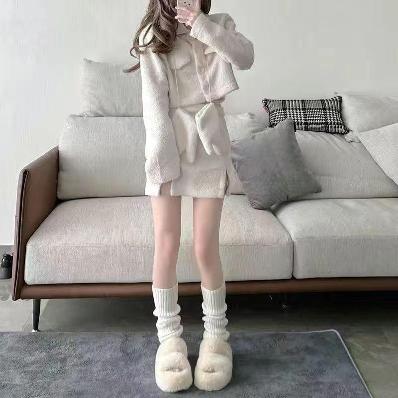 1 Pair High-Quality Women Warm Foot Jk Bubble Socks Fashionable Soft Loose Casual Socks Versatile Elephant Socks