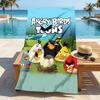 Angry Birds Toons Quick-drying, highly absorbent beach towel,suitable for the beach, pool, gym, and travel.Sports sweat towel Convenient and durable.
