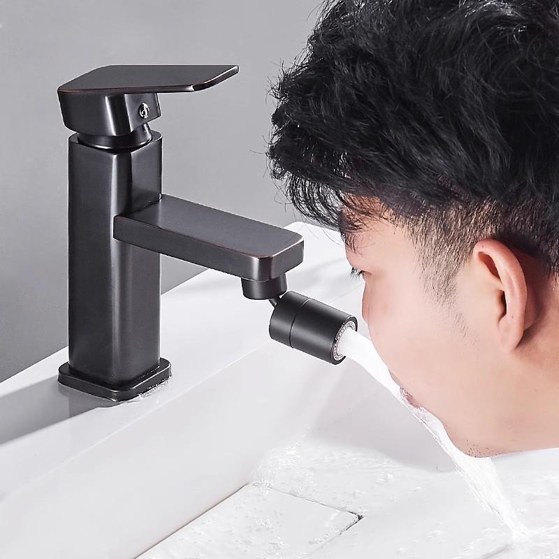 Nová 2 režimová kuchyňská baterie Sprejová hlava Filtr Nastavitelný o 360° Rotační kohoutek Tryska Bubbler Kuchyňský dřez Baterie Perlátor