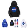 Trendy Nasa Hoodie Pullover Tops Unisex Hip-hop Skateboard Sweatshirts For All