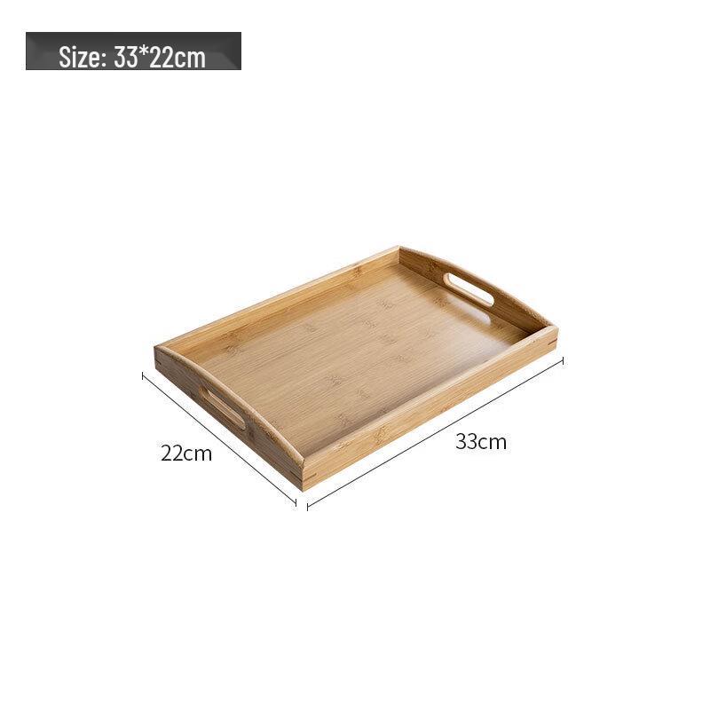 Simple Bamboo Tea Tray Set