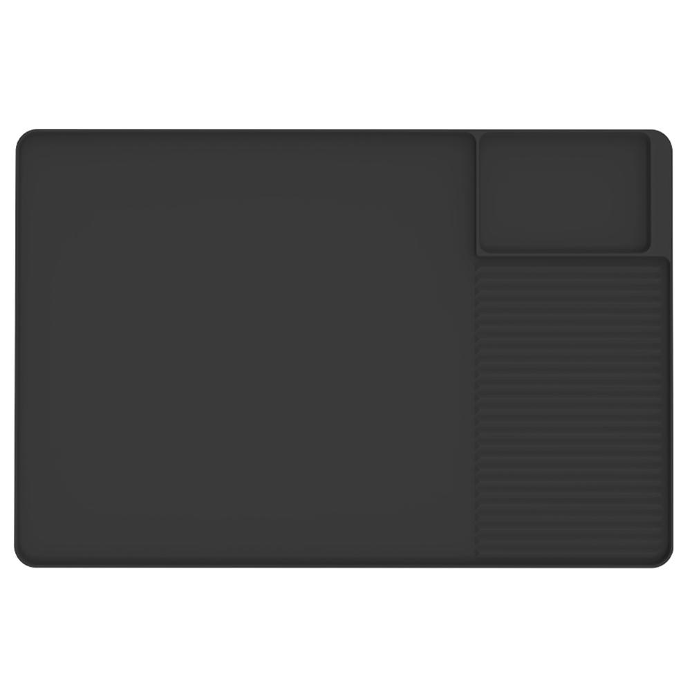 Silicone Coffee Mat Nonslip Quick Drying Mat Coffee Machine Silicone Mat Tray Drain Pad Coffee Powder Pad Coffee Bar Accessories