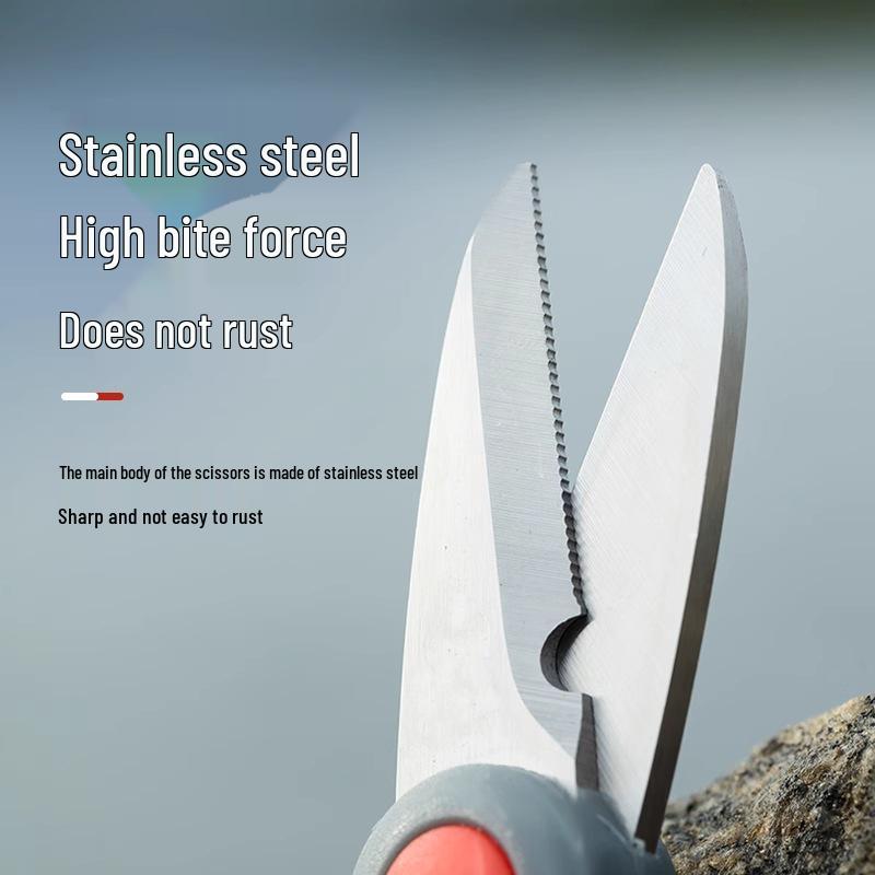 Portable Multifunctional Scissors for Dyneema Fishing Line