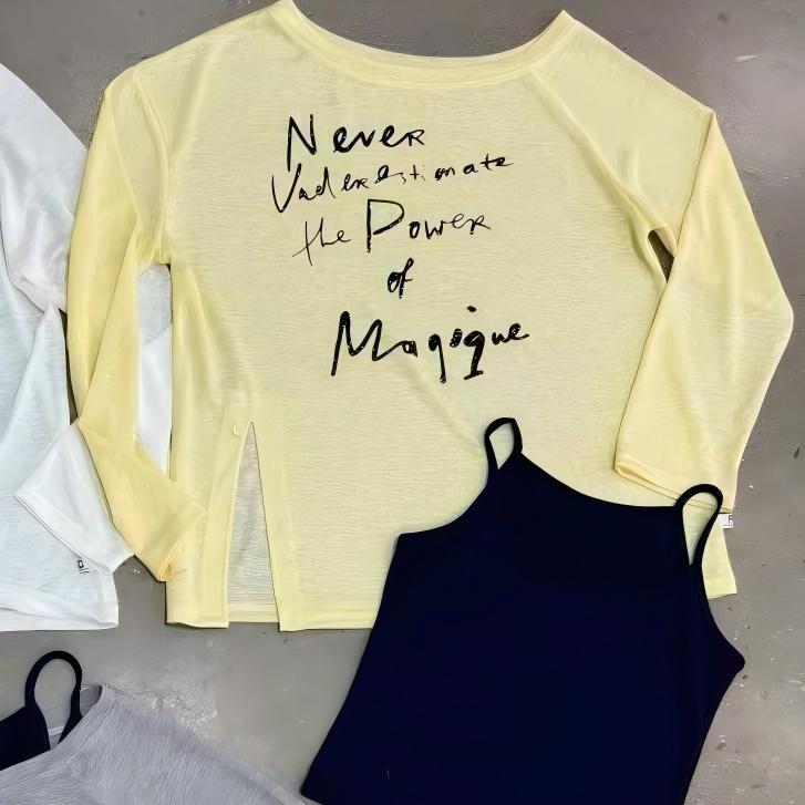 Summer new American Spice Girl top loose temperament fashion blouse top design sense long sleeve top women