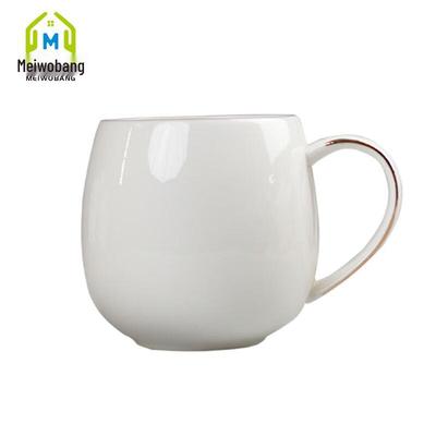 Mewo Bang Gold-Rimmed Ceramic Belly Mug