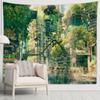 Futuristic Cityscape Tapestry AnimeInspired Urban Art for Bedroom or Living Room Large Decorative Hanging Add Unique Style