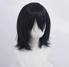 Anime Fyodor Dostoevsky Cosplay Wig Black Simulated Scalp Fyodor D Dostoevsky Heat Resistant Synthetic Hair Fyodor Wigs